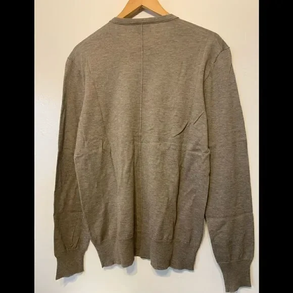 BLDWNMen’s crew neck wool blend lightweight sweater size M, NWT